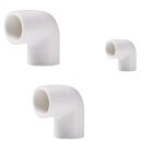 精旷 PVC给水管弯头 1.2寸，40mm，DN40/90度，白色 个