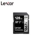 雷克沙（Lexar）LSD128CRBCN1667 128GB SD存储卡 U3 V60 4K数码相机内存卡 读250MB/s 写120MB/s 1667x Pro