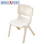 SPACEXPERT 塑料儿童椅子白色单个装B4056