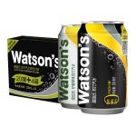 屈臣氏（Watsons）苏打汽水混合系列 买20罐黑罐送4罐柠檬草 气泡饮料 330ml*24罐
