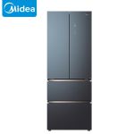 美的（Midea） 急速净味系列437升法式多门冰箱变频一级能效家用冰箱无霜玻璃面板BCD-437WFGPZM(E)
