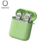 七素（Seesoo）指甲刀套装炫彩·Mini Q3耳挖款 绿色