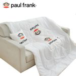 大嘴猴（PAUL FRANK）经典白抱枕被PF4607023  40*40cm（展开110*150cm）