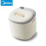 美的（Midea） 泡脚桶足浴盆全自动按摩洗脚盆智能电动加热恒温定时白色ZL1