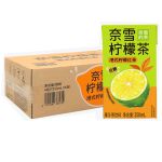 奈雪の茶 低糖不涩清爽柠茶饮料 港式柠檬红茶 250mL*24盒/箱