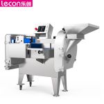 乐创（lecon） 商用小双头多功能切菜机 600kg/h酒店食堂切段切丁机 LC-J-YQC801