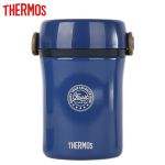 膳魔师（THERMOS）  JBC-800保温桶三层便携不锈钢儿童学生带饭保温桶家用上班便当盒 海蓝色 3层 690ml