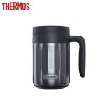 膳魔师（THERMOS） TCMN-600保温杯不锈钢泡茶咖啡杯商务办公把手杯子 灰色(GY)
