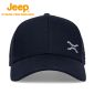 Jeep 户外透气防晒运动帽情侣款加强散热防紫外线棒球帽藏青58-60cm