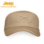 Jeep 休闲运动帽遮阳防晒潮流棒球帽网球帽户外鸭舌帽杏色58-60cm