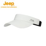 Jeep 空顶透气着遮阳帽防紫外线跑步运动鸭舌帽户外冰丝骑车太阳帽子冰丝复合遮阳帽白色60cm