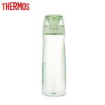 膳魔师（THERMOS） TCSD-700 GR塑料水杯大容量夏季男女运动瓶户外露营便携随行茶杯带提手 奶油绿 700ml