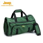 Jeep 运动健身训练包男士户外大容量旅行运动包时尚斜挎手提包防水耐磨超大容量健身包绿色28*28*47cm