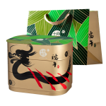 十月初五 粽子礼盒肉粽咸鸭蛋糕点组合装 高升高粽礼盒（铁罐） 1558g