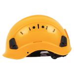 成楷科技（CK-Tech）防砸防冲击ABS安全帽工地攀岩帽透气 CKT-NTA-A1Y 黄色（顶）