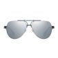 玛莎拉蒂（MASERATI） 太阳眼镜 银框水银片 实用套装有纪念意义高级感墨镜礼盒 MSOG-8317