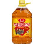 鲁花 东北熟榨老豆油 食用油健康烹饪炒菜调味营养家用 5L