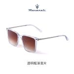玛莎拉蒂（MASERATI） 太阳眼镜 透明框渐变片 实用礼盒有纪念意义高级感 墨镜+礼盒 MSOG-22066