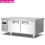 乐创 (lecon)   商用保鲜工作台 1.8*0.8米厨房奶茶店卧式冰柜 工程款双温 LC-J-SWT18