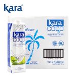 KARA 椰子水 1L*12 整箱印尼进口青椰果汁饮料 0脂肪低卡轻断食