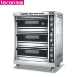 乐创（lecon）  LC-J-YXE6商用面包烤炉 380V专业大型披萨月饼蛋糕烘培三层六盘电烤箱