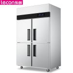 乐创(lecon) LC-J-SBC03商用四门冰柜立式厨房保鲜柜节能压缩机标准款双温
