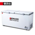德玛仕（DEMASHI） 冰柜商用 保鲜冰箱家用 卧式冰柜展示柜 卧式冰柜BD-680 （工程款 大容量）