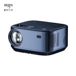 爱国者（aigo） H02 新款家用智能投影仪客厅卧室投影机超清镜头画质家庭影院智能语音护眼模式蓝色