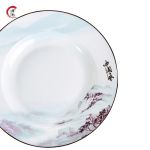 唐惠 TH-6234骨瓷餐具套装34头风景画餐具整套饭碗盘勺中国风碗碟套34头