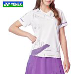尤尼克斯（YONEX）  羽毛球服比赛服套装110353白淡紫衣+黑裙套装女尺码备注