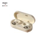 爱国者（aigo） SA0无线蓝牙耳夹式非骨传导不入耳 开放式 适用于手机耳机ENC降噪 60h长续航 米色