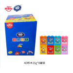 阿麦斯 4D积木果汁软糖35g*8组合罐礼盒 儿童趣味益智带玩具糖果礼物