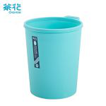 茶花（CHAHUA）1523 卫生间垃圾桶家用垃圾分类厨房无盖垃圾筒垃圾桶迷你桌面垃圾桶 7.9L