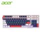 宏碁（acer） OKR214有线/无线/蓝牙三模机械自定义宏键盘 可充电100键 蓝白茶轴
