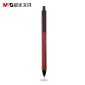晨光（M&G） ABPW3002水感顺滑中性油笔按动式圆珠笔 0.7mm 红色 1盒，40支装