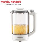 摩飞（Morphyrichards） 煮茶器烧水壶玻璃煮茶壶花茶壶 多段变频烹煮智能菜单1.5L大容量 MR6089白一台
