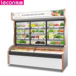 乐创（lecon） 点菜柜展示柜烧烤冰箱保鲜柜商用冷藏柜蔬菜水果麻辣烫柜冷藏冷冻双温陈列柜LC-DCG2.0