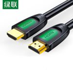 绿联（UGREEN） 40461 HD101 绿黑头HDMI线长线工程4K30Hz数字高清线3D视频线连显示器 1.5米