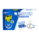 雷达(Raid) 电蚊香液替换装168晚29.4ml×3瓶装  无香型 驱蚊液