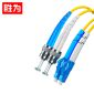 胜为（shengwei） FSC-309光纤跳线工程电信级LC-ST单模双芯9/125低烟无卤环保外被收发器尾纤 5米