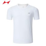 海尔斯（HEALTH） 圆领男士t恤上衣短袖户外速干跑步透气运动0017白色2XL码