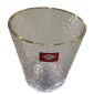 晶源 水杯金边透明啤酒玻璃杯家用套装茶杯锤纹水杯一个