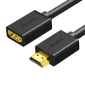 绿联（UGREEN） HDMI延长线2.0公对母4K数字高清线  1米 HD107 10141