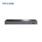普联(TP-LINK) TL-SG2226P云交换全千兆Web网管 云管理PoE交换机 (24PoE口+2千兆SFP) 企业级分流器 分线器黑色一台
