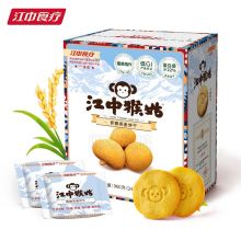 江中猴姑 青稞养胃高蛋白低GI猴头菇饼干粗粮中老年早餐健康零食 40包 青稞燕麦饼干960g